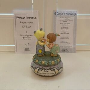Precious Moments Expressions of Love Sister, Good Friends Are Forever Music Box